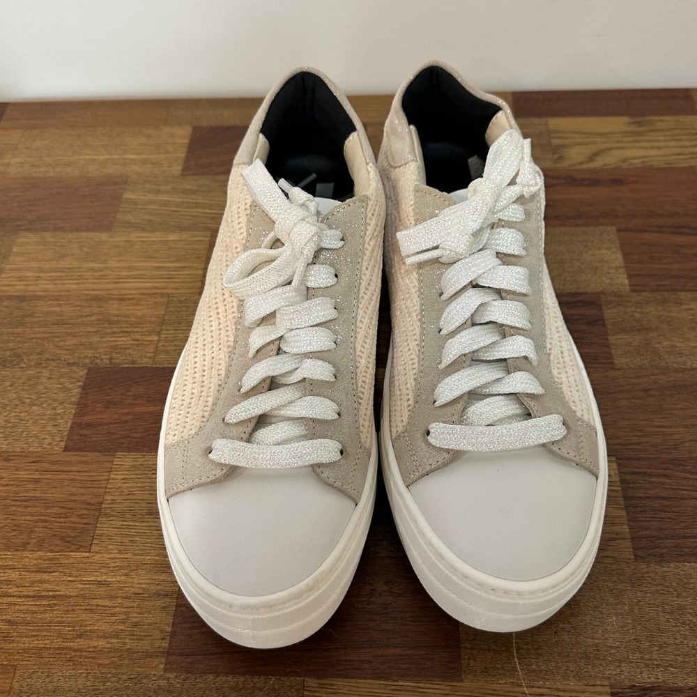 P448 Womens Thea Pachi Platform Sneaker EU 40 NWT $ 298 Lace Up Low Top - Picture 7 of 11